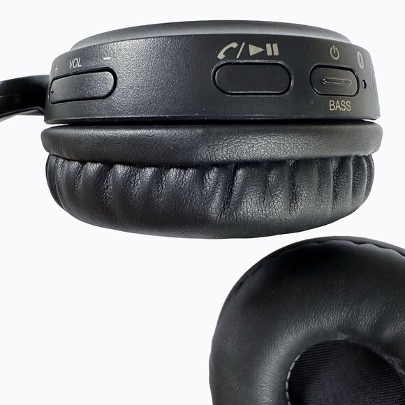 JVC Deep Bass Wireless On-Ear Headphones Foldable Bluetooth Black Rechargeable - Picture 6 of 11